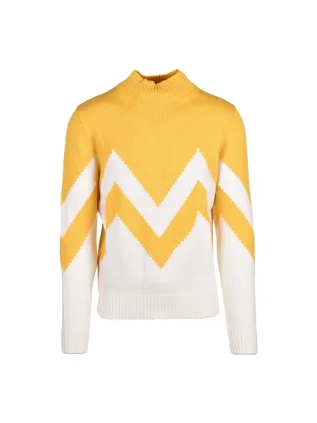 Sweter z golfem Kangra wełniany do golfa