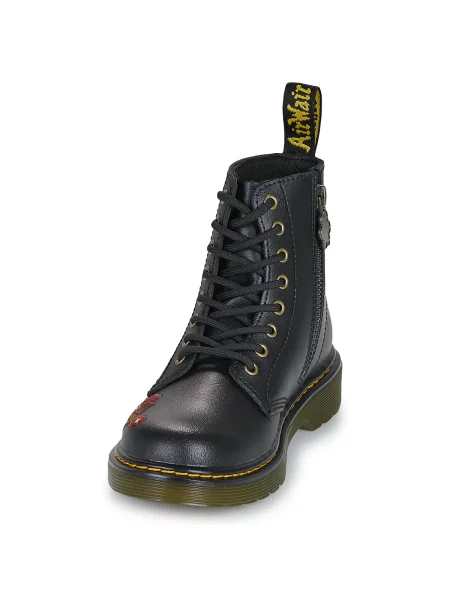 Botine copii Dr. Martens negru