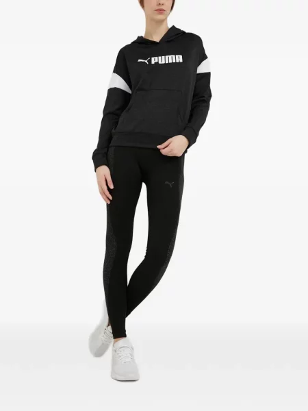 Hanorac cu glugă Puma cu imagine gri