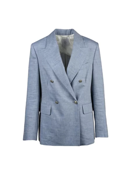 Marynarka Eleventy wełniana niebieska