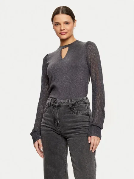 Morgan Blugi Mom Fit gri