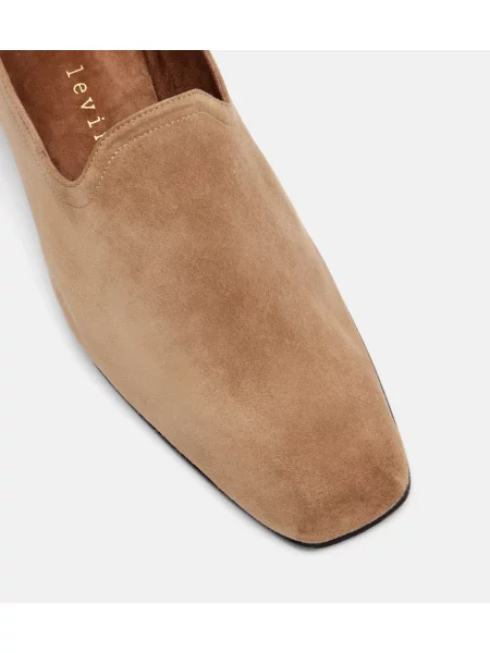 Pantofi loafer Herbert Levine din piele bej
