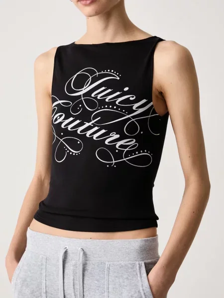 Топ Juicy Couture с вырезом лодочка