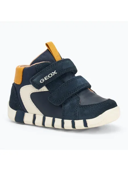 Детски обувки Geox Iupidoo navy / ochre синьо