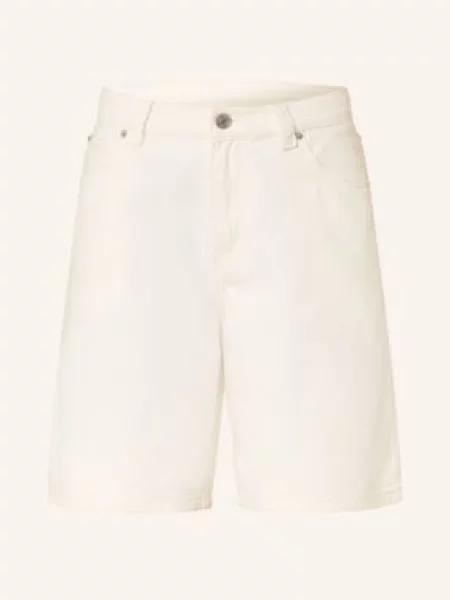 Wrstbhvr Džínové Bermudy Yumi off-white bílé