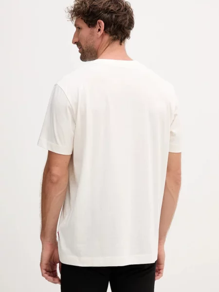 Joop! t-shirt z nadrukiem beżowy