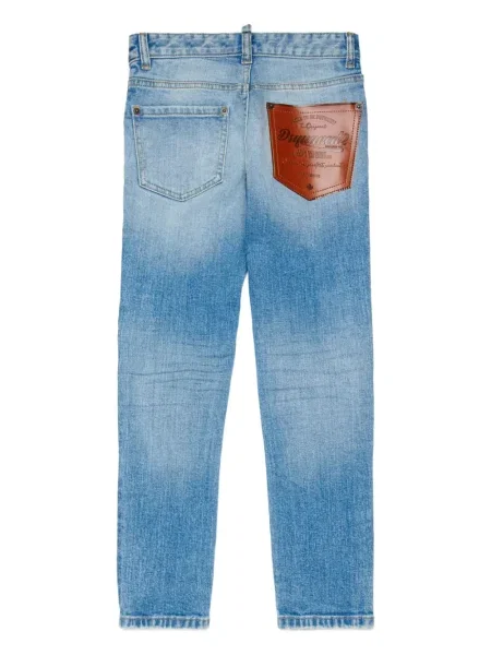 Jeansy dziecięce Dsquared2 niebieskie