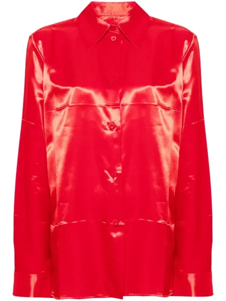 Koszula Jil Sander czerwona