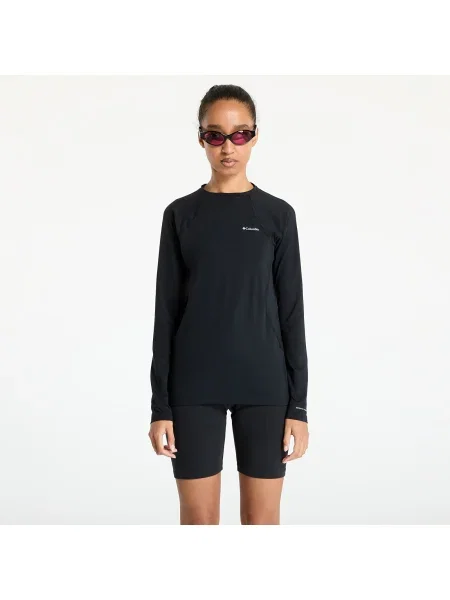 Tričko Columbia Midweight Stretch Long Sleeve Top Black XS černé