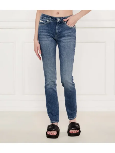 Calvin Klein Jeans Blugi | Skinny fit | mid rise albastru