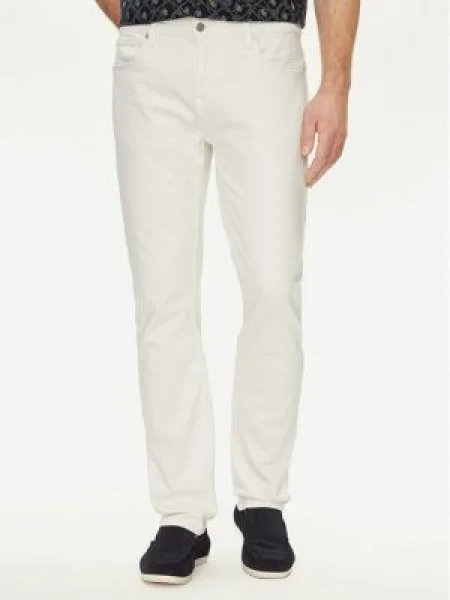 Pantaloni Guess alb