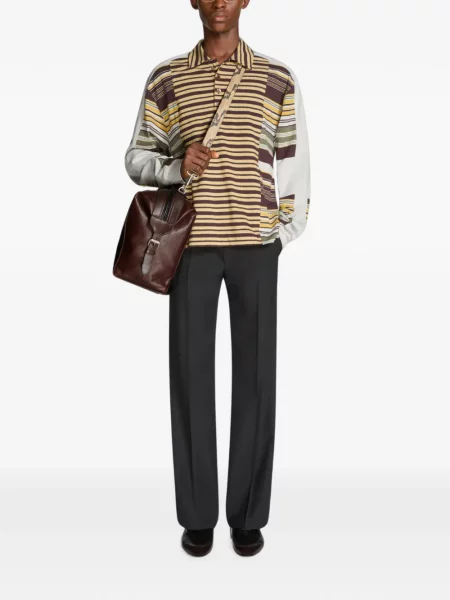 Geantă Dries Van Noten din piele negru