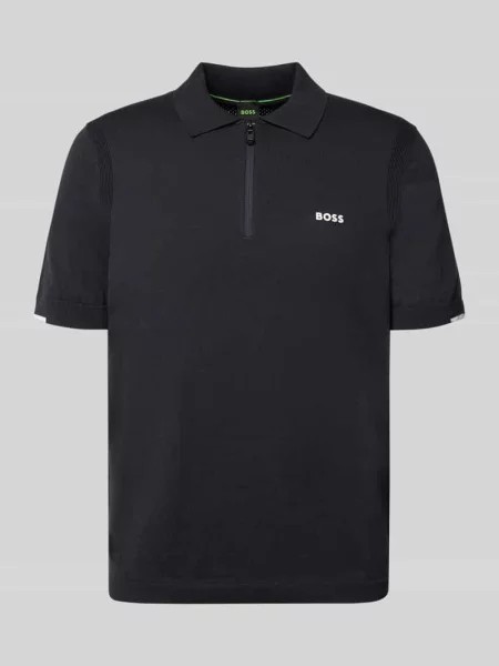Koszulka polo o kroju regular fit z czystej bawełny model KN_EVER-X' Boss Green