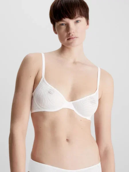 Без підкладки бюстгальтер Calvin Klein білий