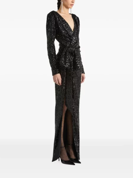 Lung rochie Balmain negru