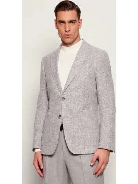 BOSS blazer din amestec de in gri