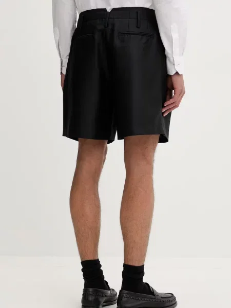 Kenzo szorty z wełną czarne