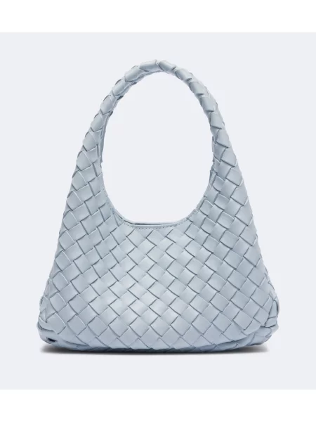Geantă Bottega Veneta din piele albastru
