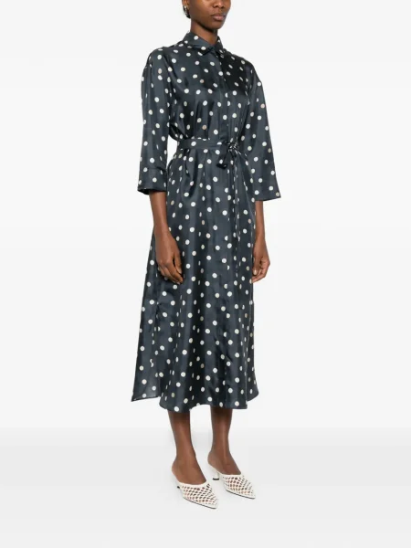 Rochie mini 's Max Mara cu buline de costum mini albastru