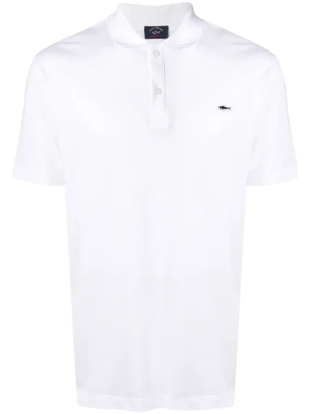 Polo Paul & Shark cu broderie alb