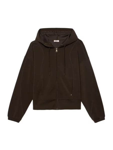 Bluza z kapturem Oltre z kapturem brązowa