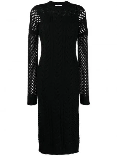 Rochie midi Max Mara plasă negru