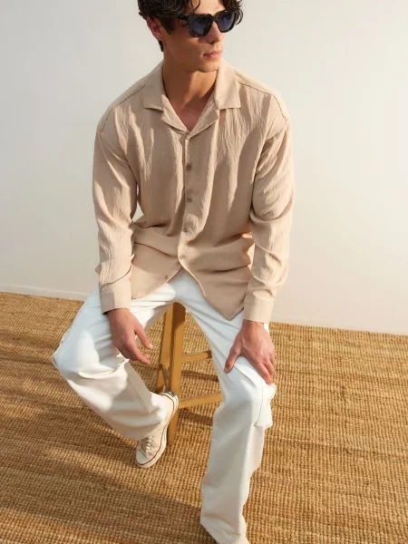 Košulja Trendyol bež