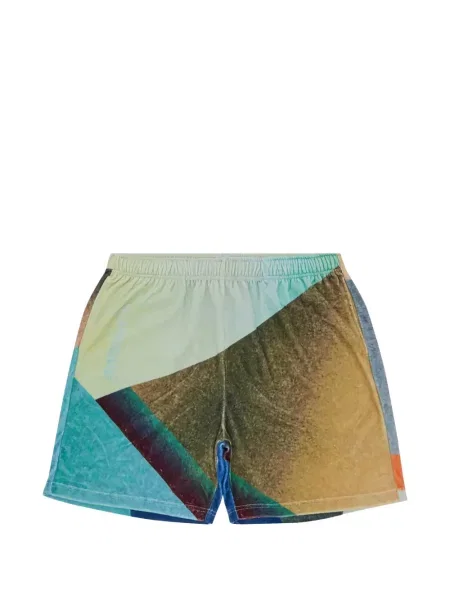 Pantaloni scurți Supreme din velur maro