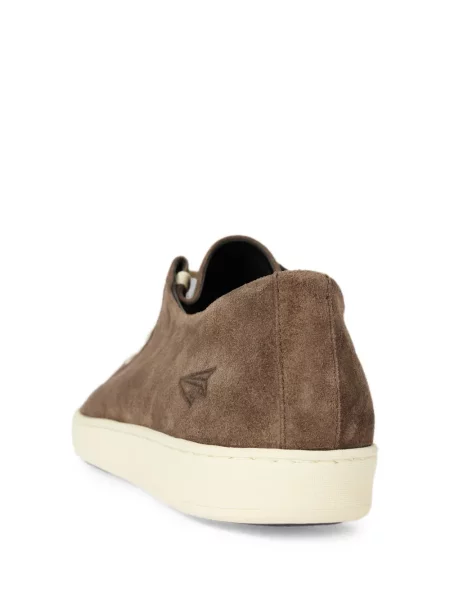 Sneakerși Paul Smith din piele de căprioară maro