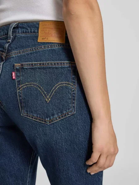 Jeansy o kroju straight fit model CURVE COLD SUMMER’ Levi's® 300 niebieskie