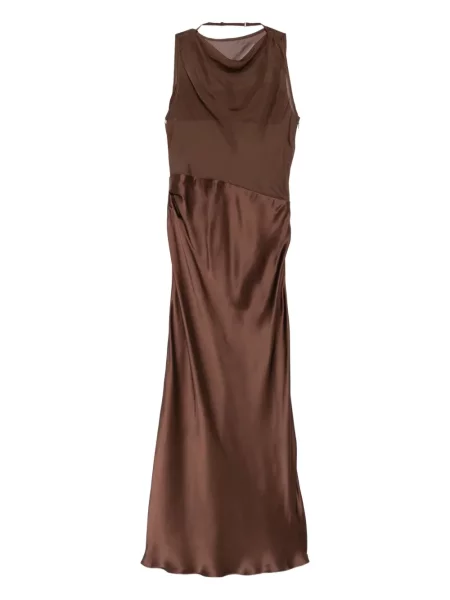 Sukienka Sir. garniturowa brązowa