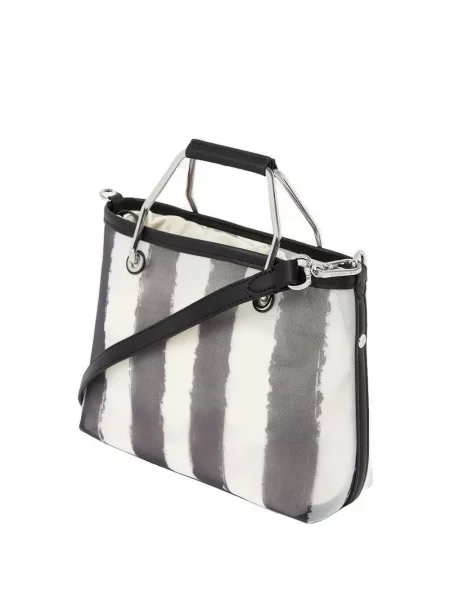 Geantă shopper Karl Lagerfeld plasă alb