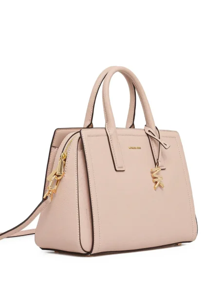 Portofel Michael Michael Kors cu volane plisat de lână negru