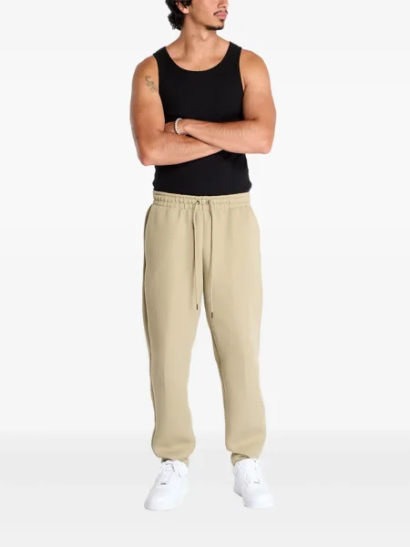 Top sport Nike din fleece plisat fără mâneci alb