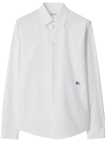 Cămașă Burberry cu broderie alb