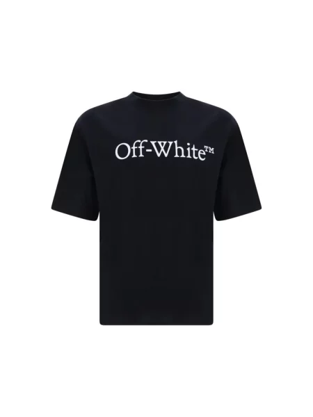 T-shirt Off-White Big Bookish Skate S/S Tee Black White S biała