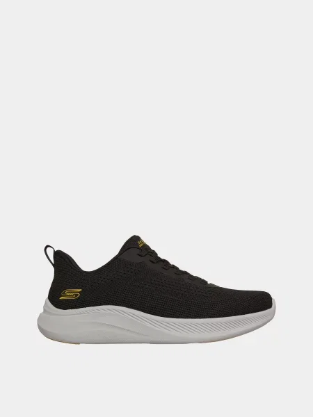 Кожаные повседневные кроссовки Skechers черные
