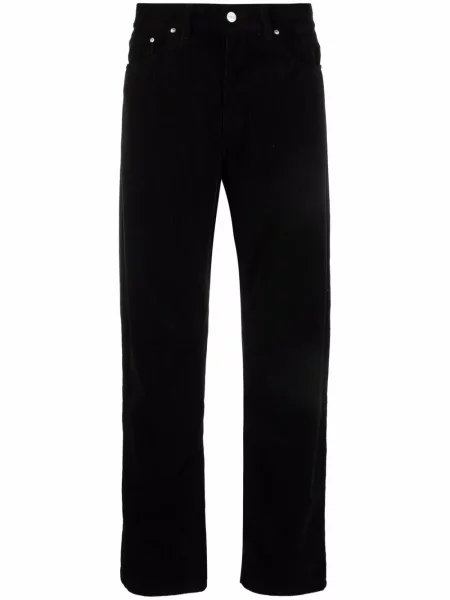 Pantaloni Carhartt Wip de catifea cord negru