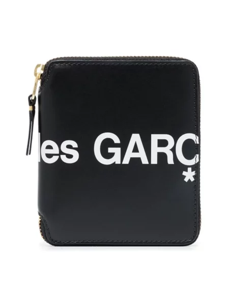 Portfel Comme Des Garcons skórzany czarny