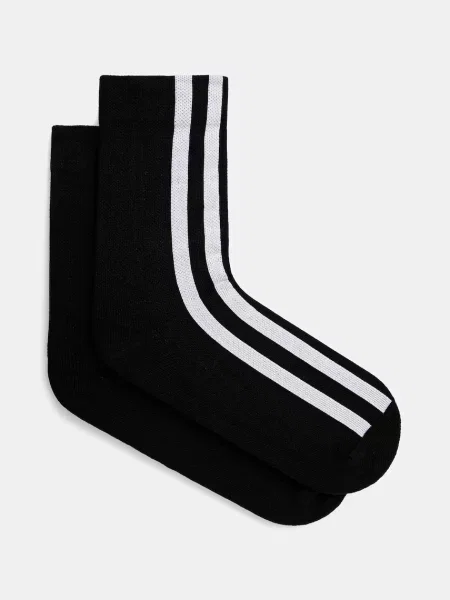 Skarpety Adidas w paski czarne