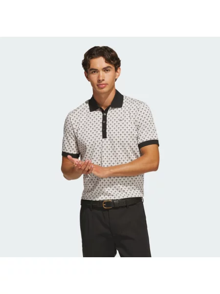 Koszulka polo Originals All Over Trefoil biała