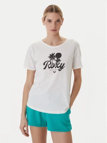 Roxy T-Shirt Oceanwave λευκό