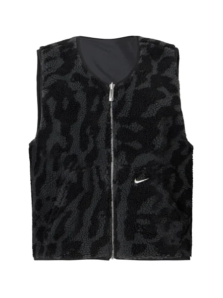 Nike Sportswear Vestă STREET gri metalic negru