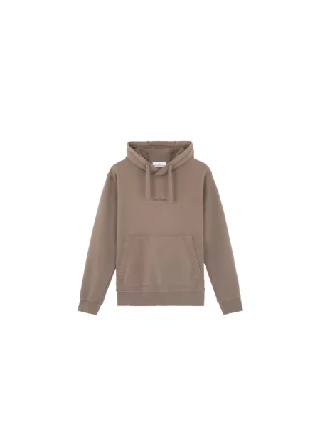 Bluza z kapturem Stone Island z kapturem z nadrukiem brązowa