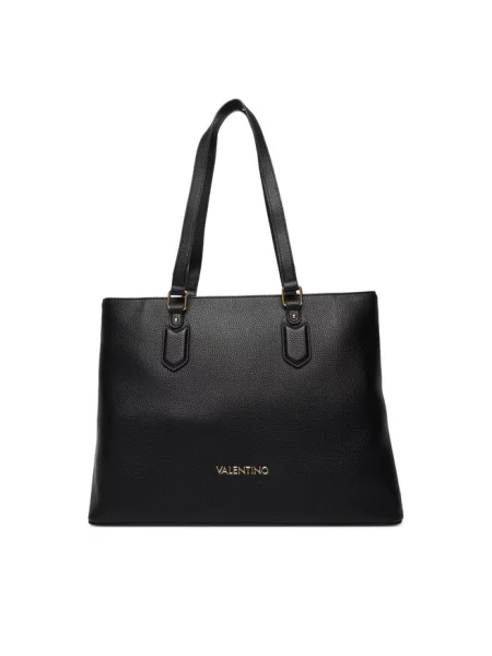 Shopperka Valentino Bags z logo czarna