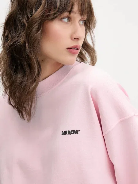 Кофта Barrow з принтом рожевий