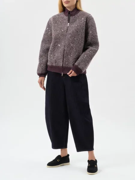 Куртка Panicale Cashmere фіолетова