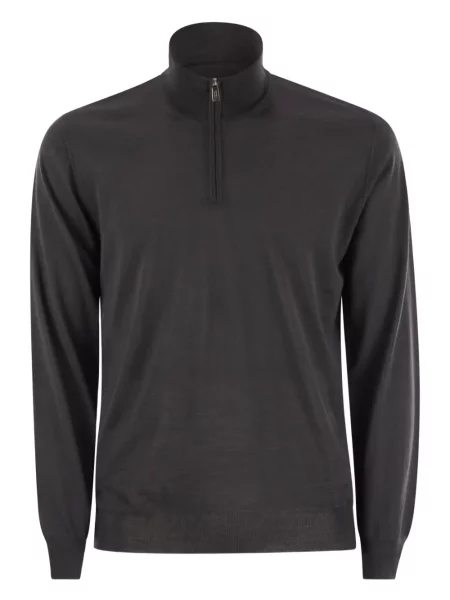 Дълго пуловер Fedeli сиво