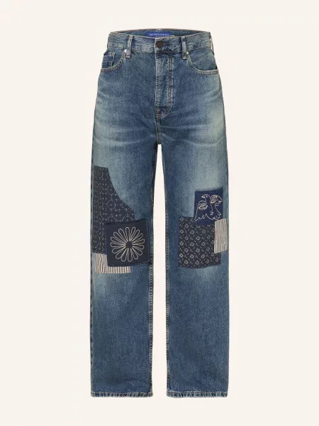 Scotch & Soda Džíny The Pitch Loose Fit navy námořnictvo