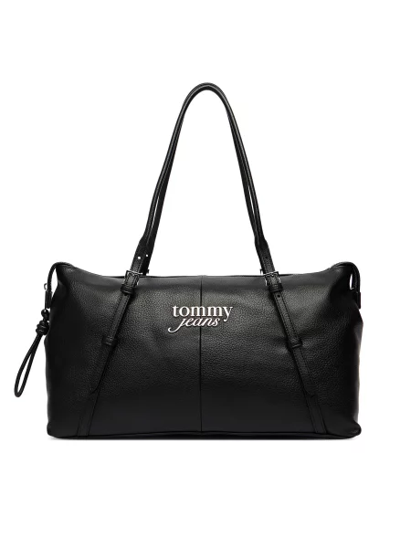 Ruksak Tommy Jeans s autogramom crna